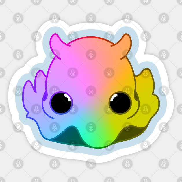 Rainbow Baby Octopus Sticker by T-RAZR